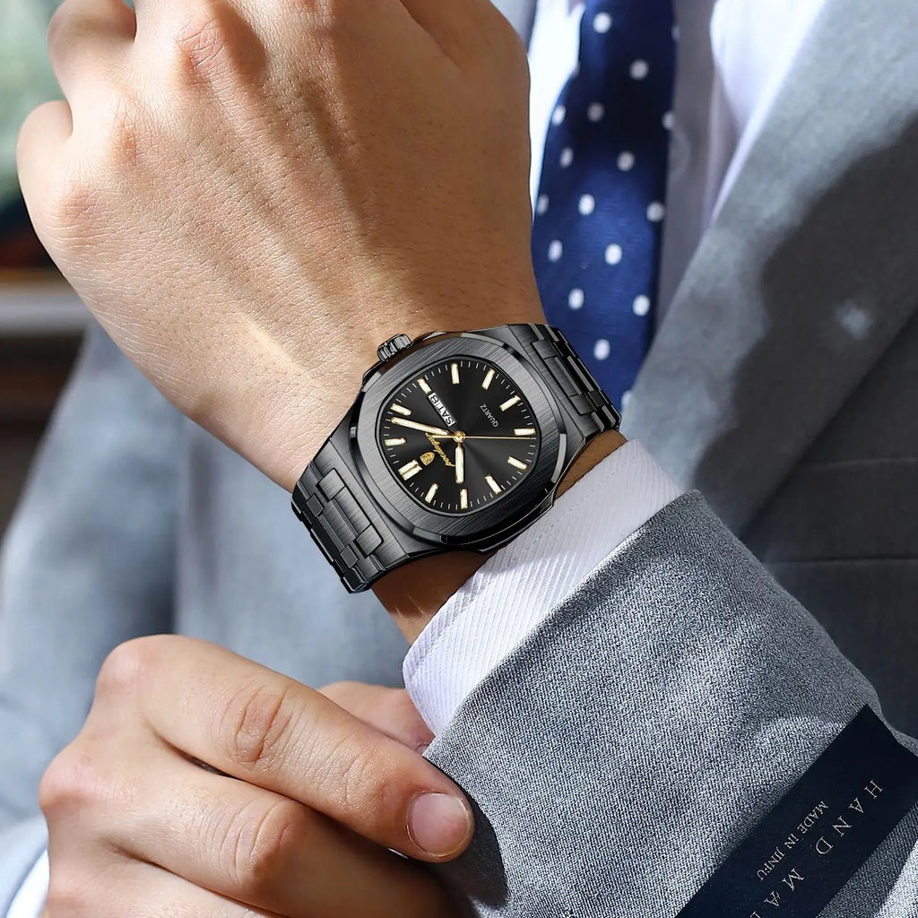 Poedagar Top Trendy Men's Watches Waterproof Lumin.