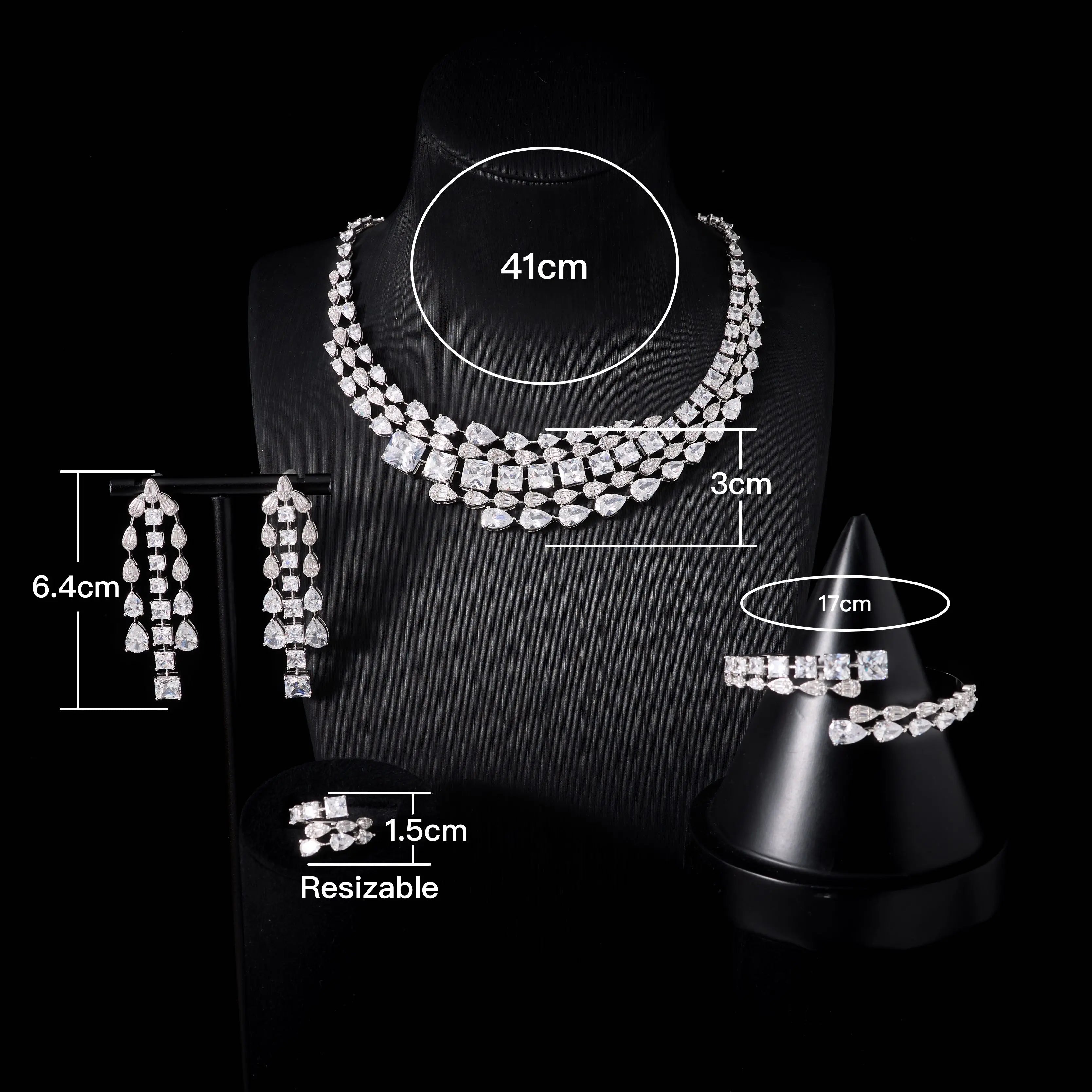 IN Jewelife Cubic Zirconia Bridal Women's Jewelry
