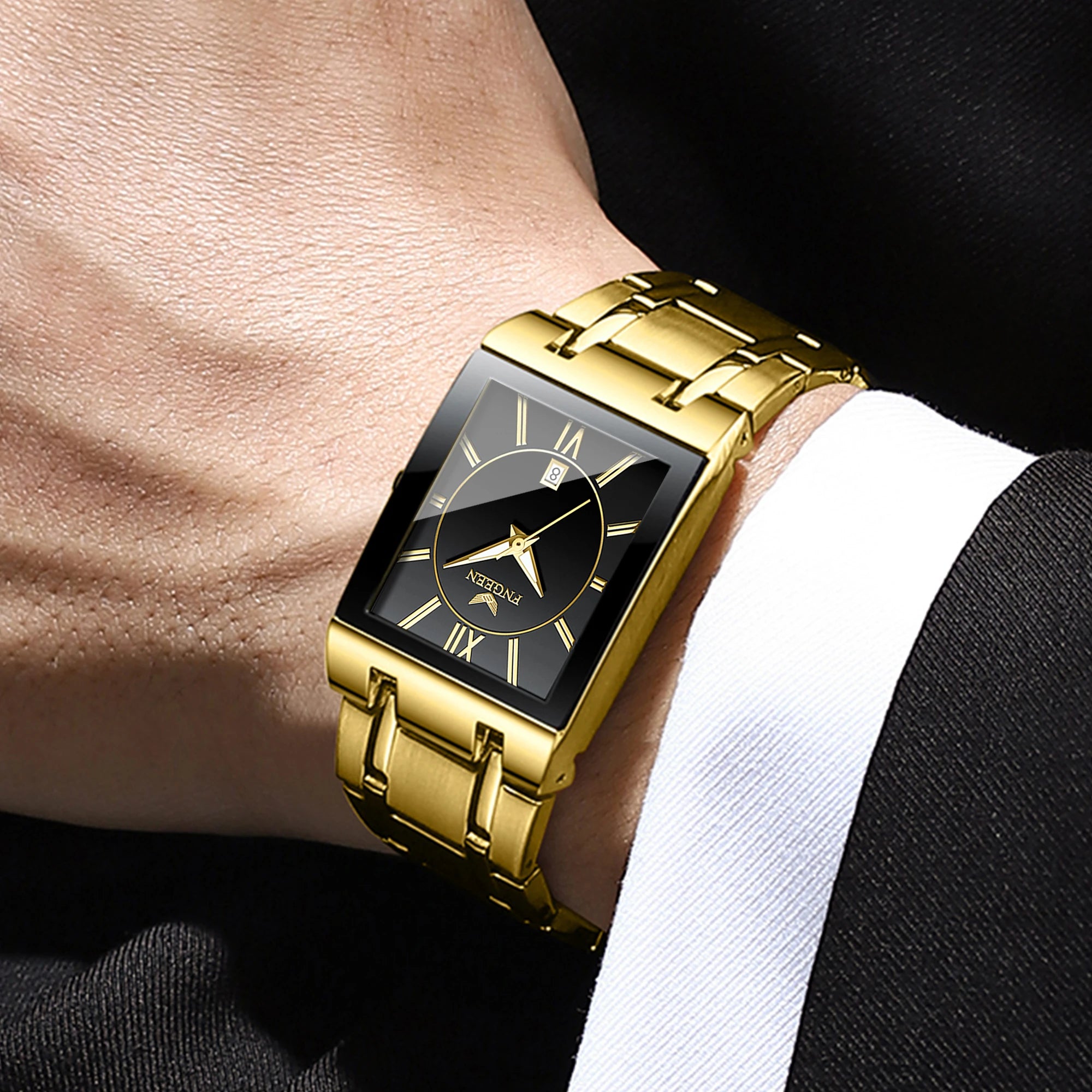 BINBOND Luxury Precise Quartz Wristwatch for Men
