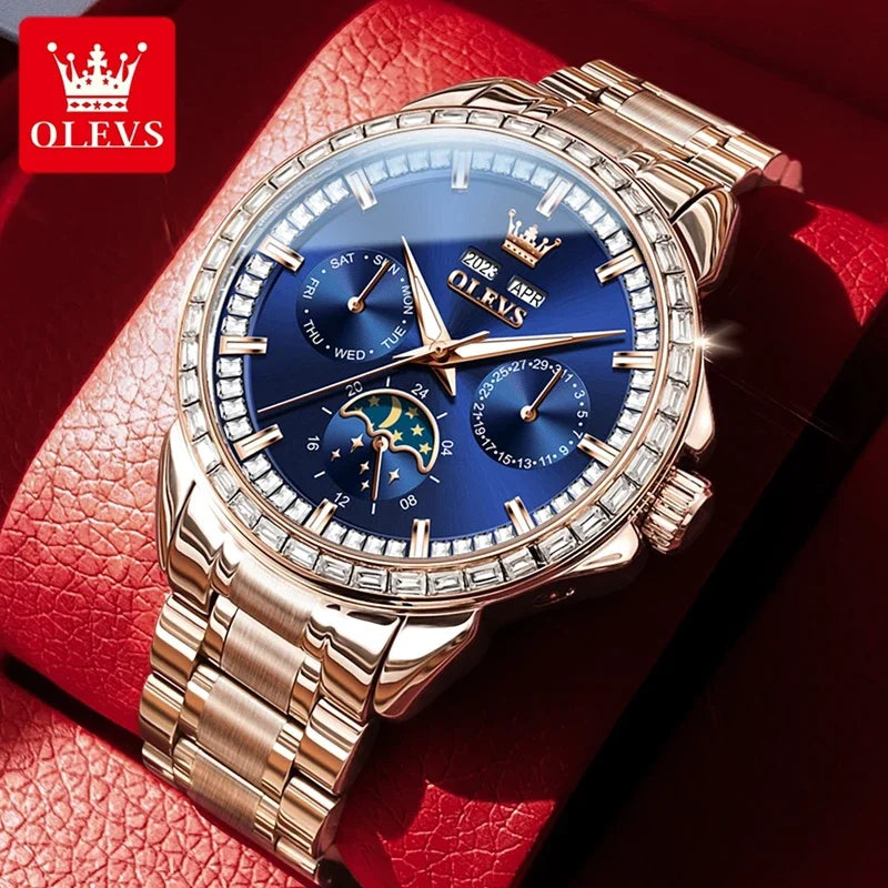 Olevs 6695 NEW Men's Watches Full Multifunctional.