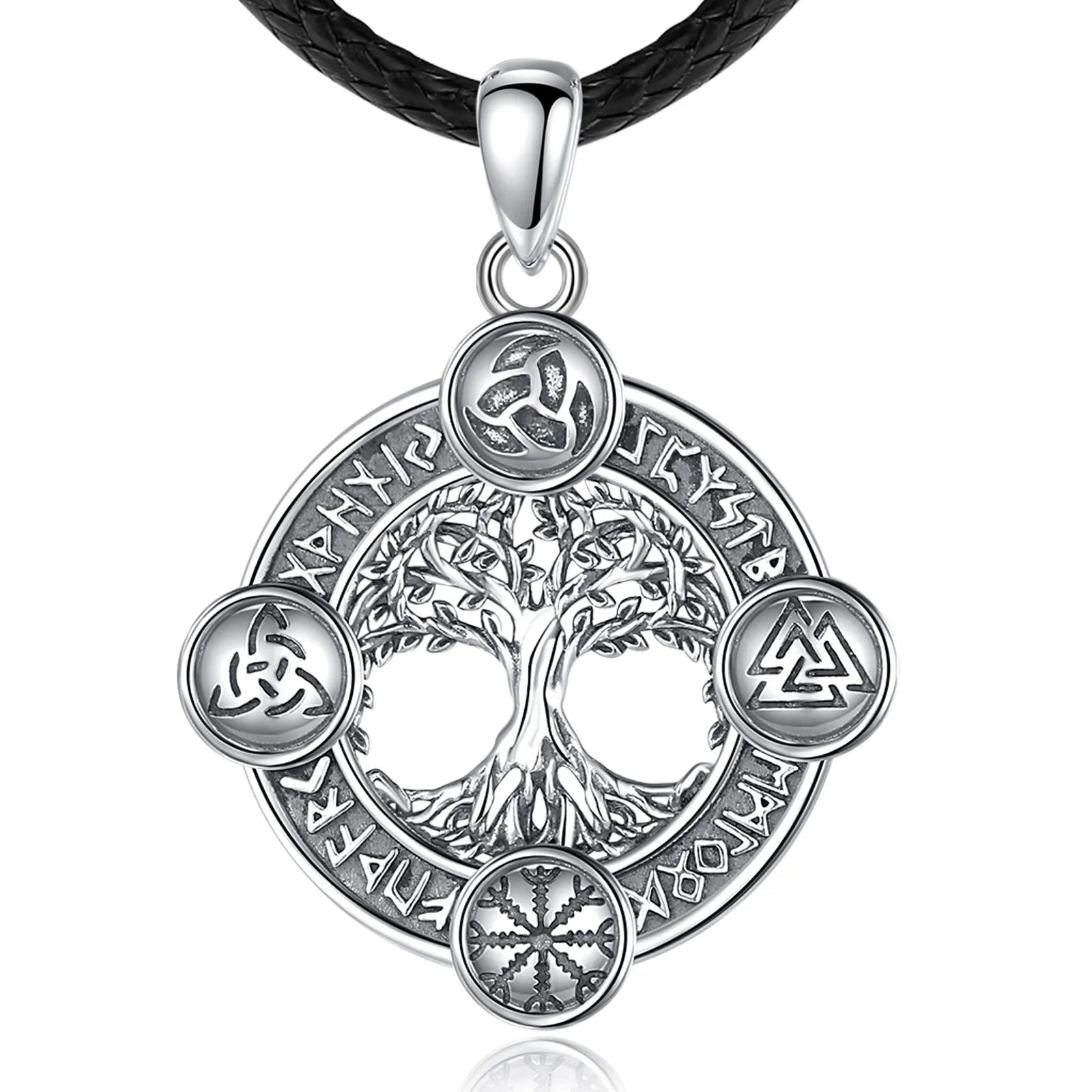 Eudora 925 Sterling Silver Tree of Life Necklace.