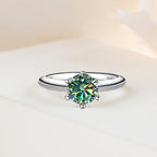 GRA Certified Moissanite Ring VVS1 Lab Diamond