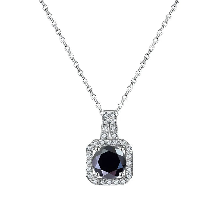 JoyceJelly Real S925 Sterling Silver 1 Carat Moiss