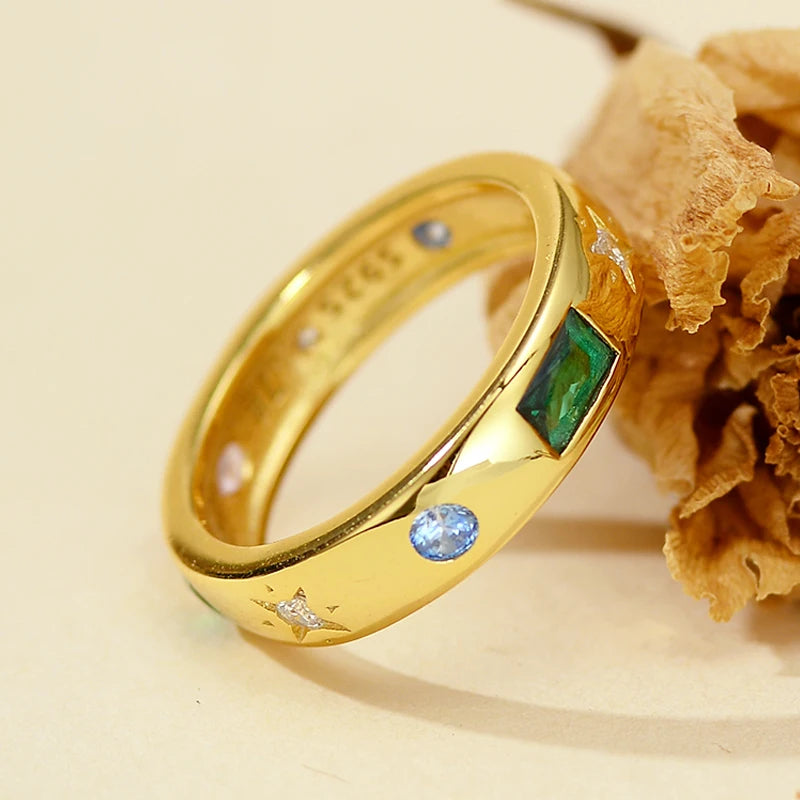 925 Sterling Silver Original Certificate Colorful