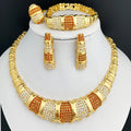 Dubai Jewelry Set For Women 18K Gold Plated Luxury.