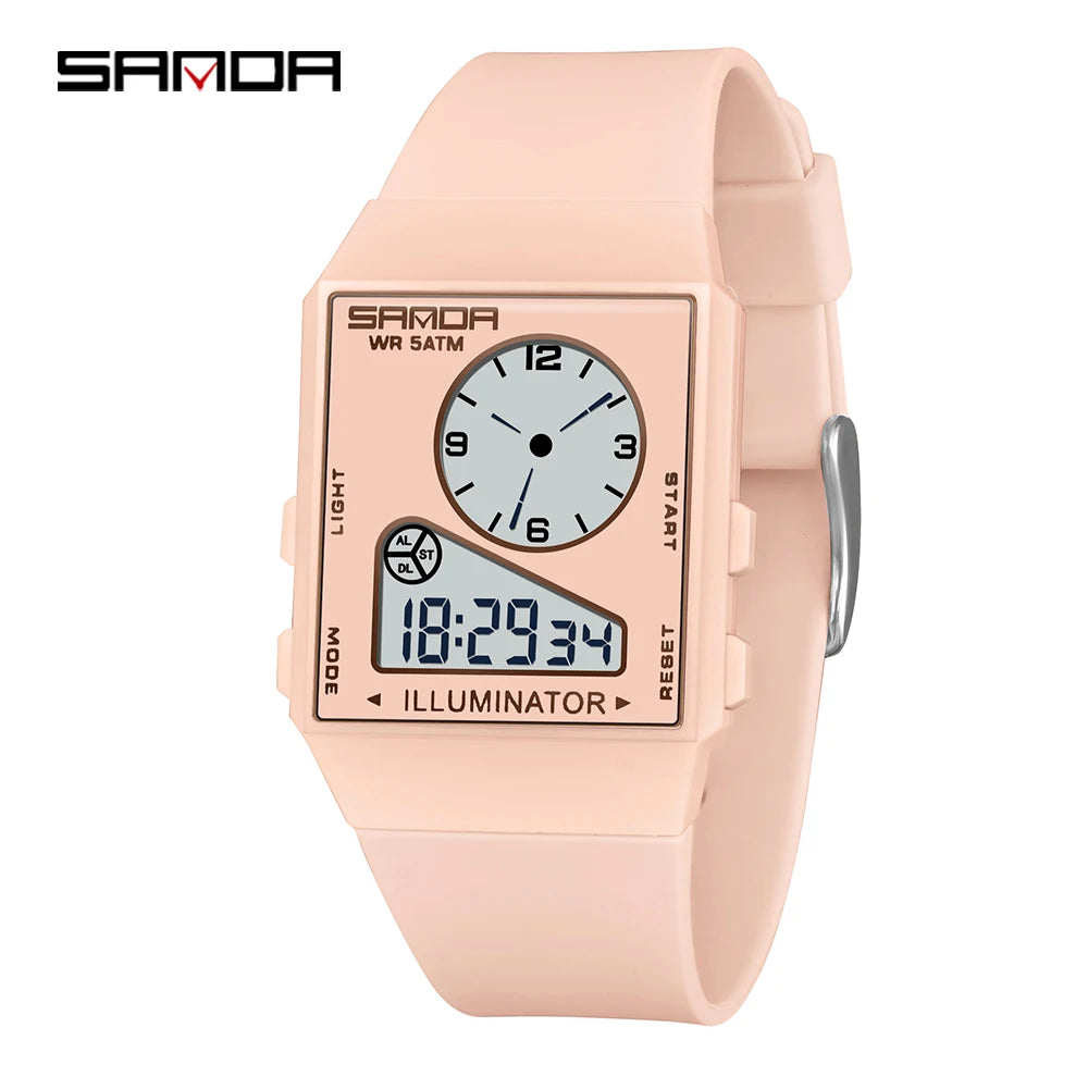 Sanda 6338 Fashion 2026 New Dual Display Electroni