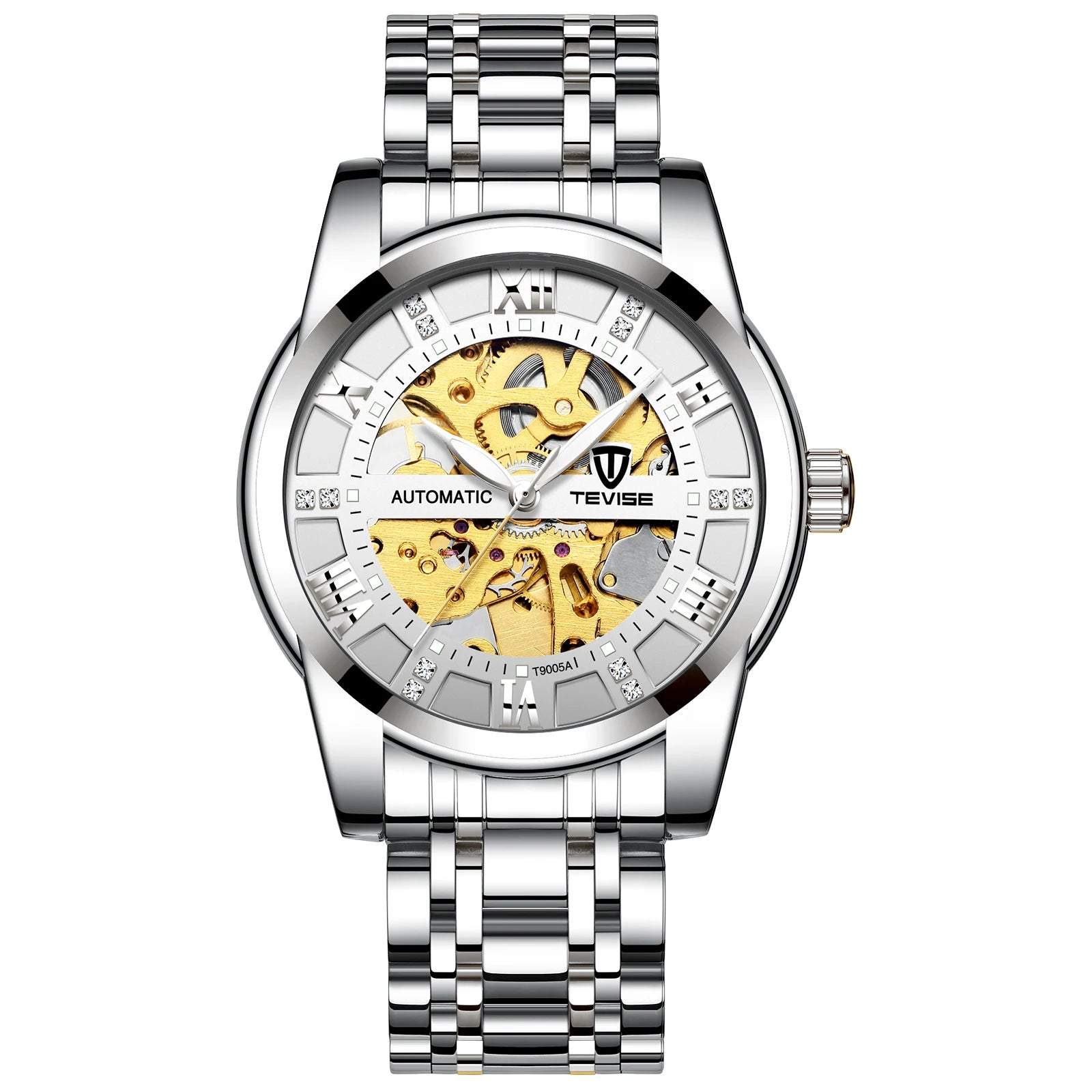 Tevise  Men Automatic Mechanical Wrist Watch Luxur.