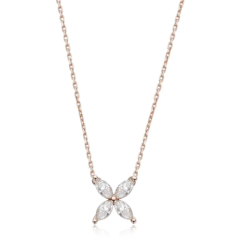 Serenity 1.2ct Marquise D Moissanite Necklace