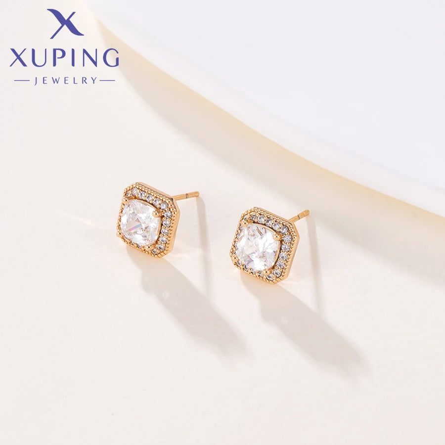 Xuping Jewelry Hot Sales Trendy Fashion Square Shaped
