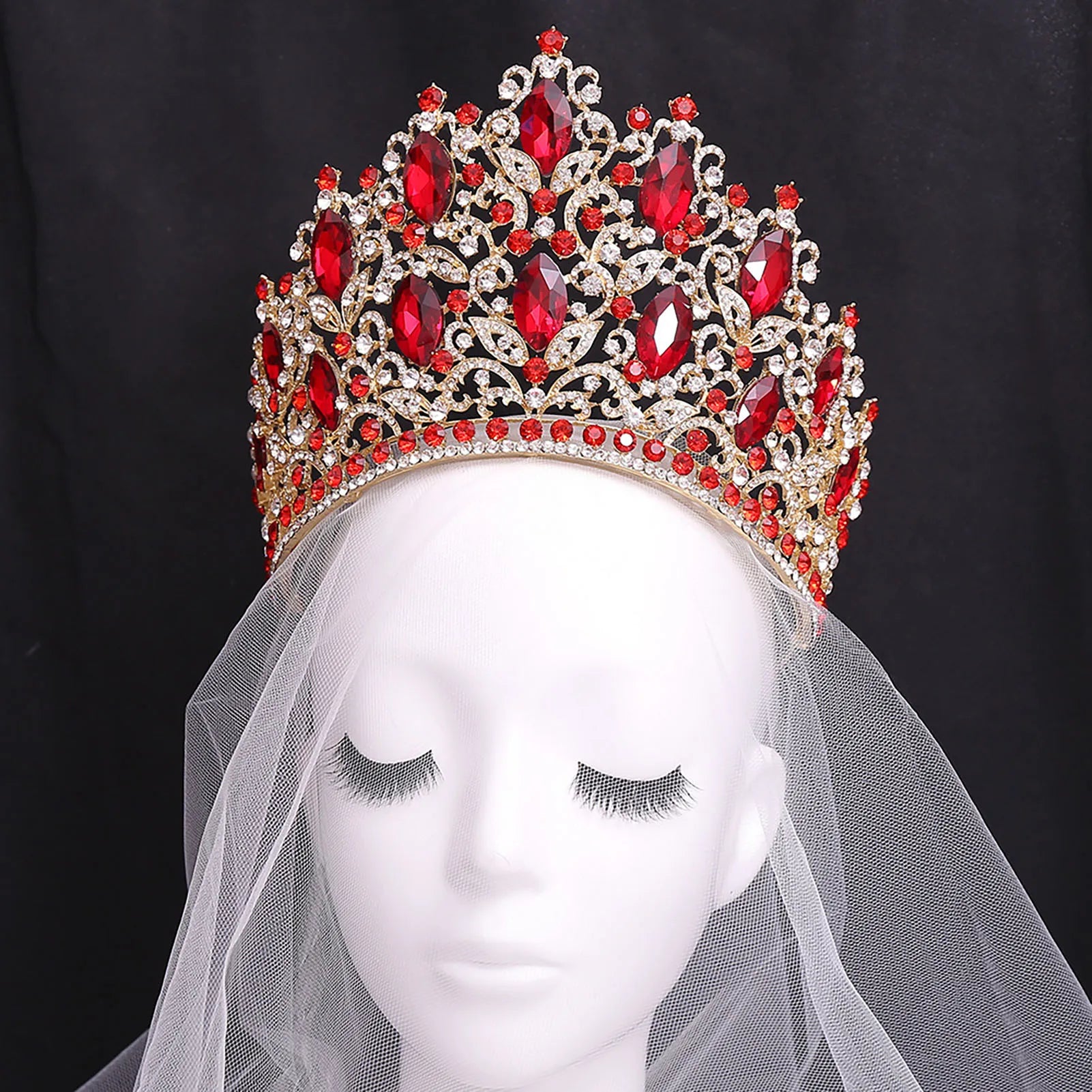 Luxury Wedding Tiaras For Bride Crystal Rhinestone