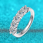 JoyceJelly 4mm D Color VVS Moissanite Ring For Women