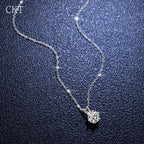 Luxus Platin Pt950 Anhänger Moissanit Diamant