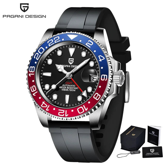 Pagani Design 40MM Ceramic GMT Automatic Watch