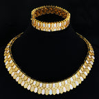HY hot shell electro plated18K gold women's 4-piec