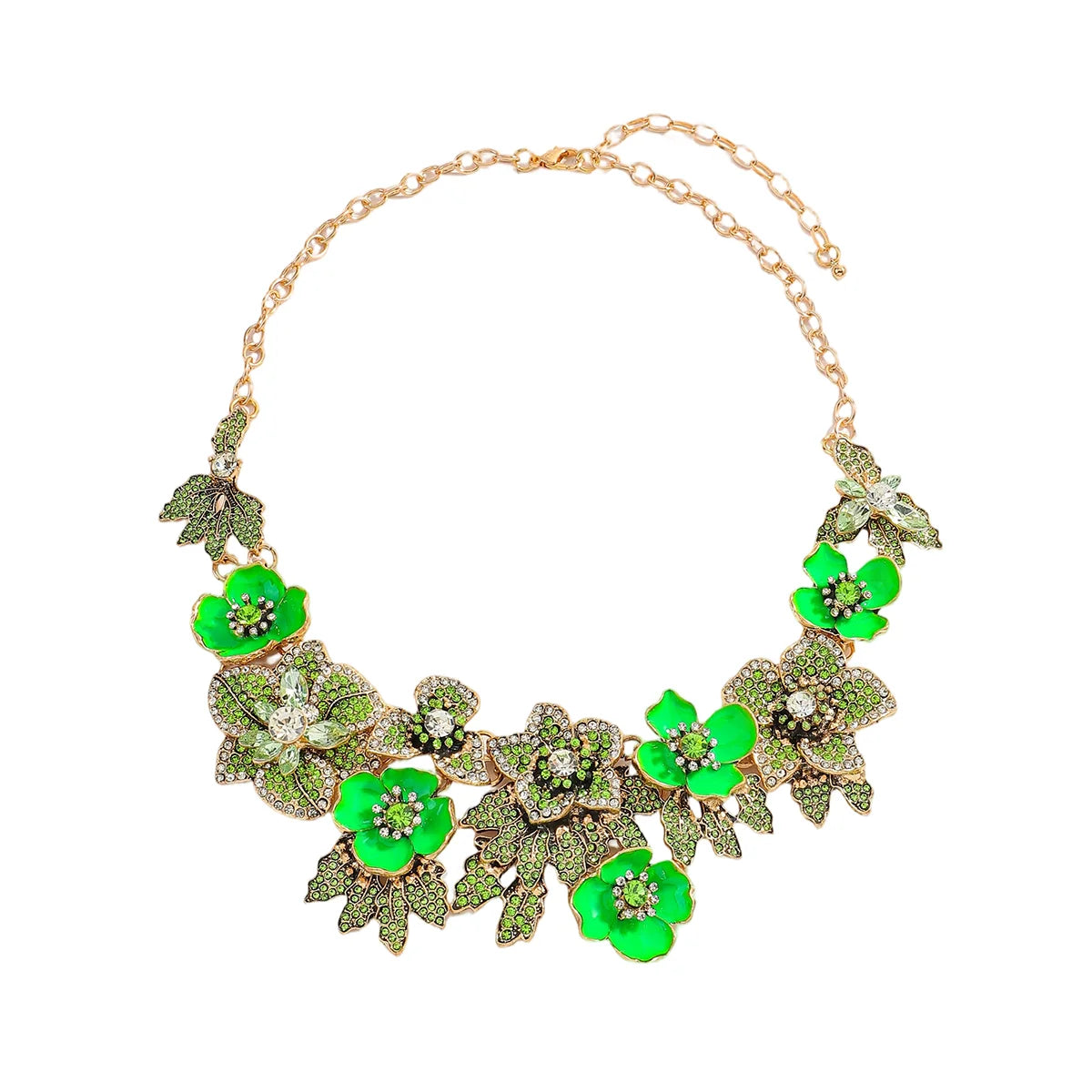 Vedawas 2026 Spring Fashion Alloy Flowers Necklace