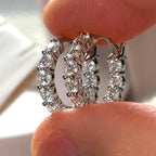 Lnkry Sparkling Full Moissanite Earring 14k