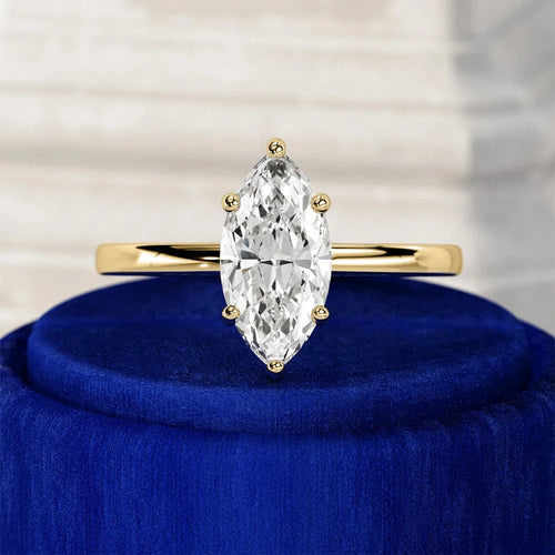 1CT 2CT 3CT Marquise Cut Solitaire Moissanite - 2CT 6X12mm 5A Zircon / Gold Color / 7, 2CT 6X12mm 5A Zircon / Gold Color / 6, 2CT 6X12mm 5A Zircon / Gold Color / 5, 2CT 6X12mm 5A Zircon / Gold Color / 10, 2CT 6X12mm 5A Zircon / Gold Color / 9, 2CT 6X12mm 5A Zircon / Gold Color / 8, 3CT 7x14mm 5A Zircon / Gold Color / 7, 3CT 7x14mm 5A Zircon / Gold Color / 6, 3CT 7x14mm 5A Zircon / Gold Color / 5, 1CT 5x10mm 5A Zircon / Gold Color / 7, 1CT 5x10mm 5A Zircon / Gold Color / 6, 1CT 5x10mm 5A Zircon / Gold Color 
