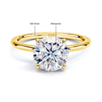 1ct 2ct 3ct 5ct D Color VVS1 Moissanite Ring Engag.