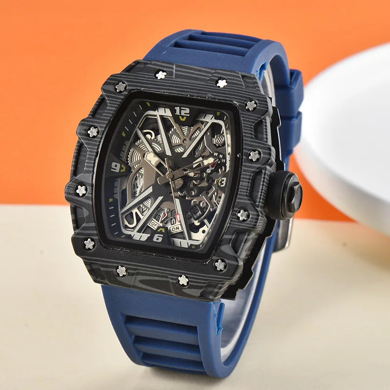 New, large dial men's quartz watch waterproof