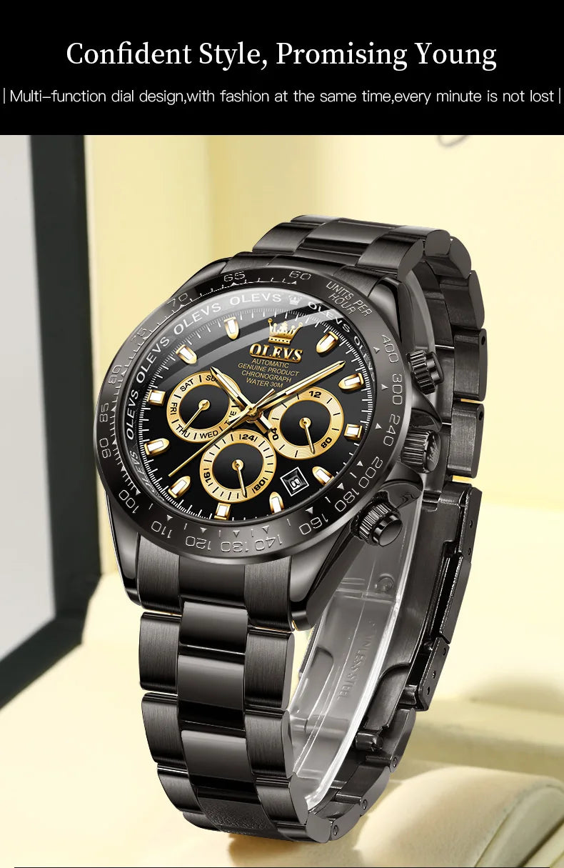 Olevs 6638 Fashion Men's Original Automatic Mechan