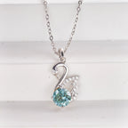Echte Moissanit-Halskette 1 Karat 925 Sterling Silber