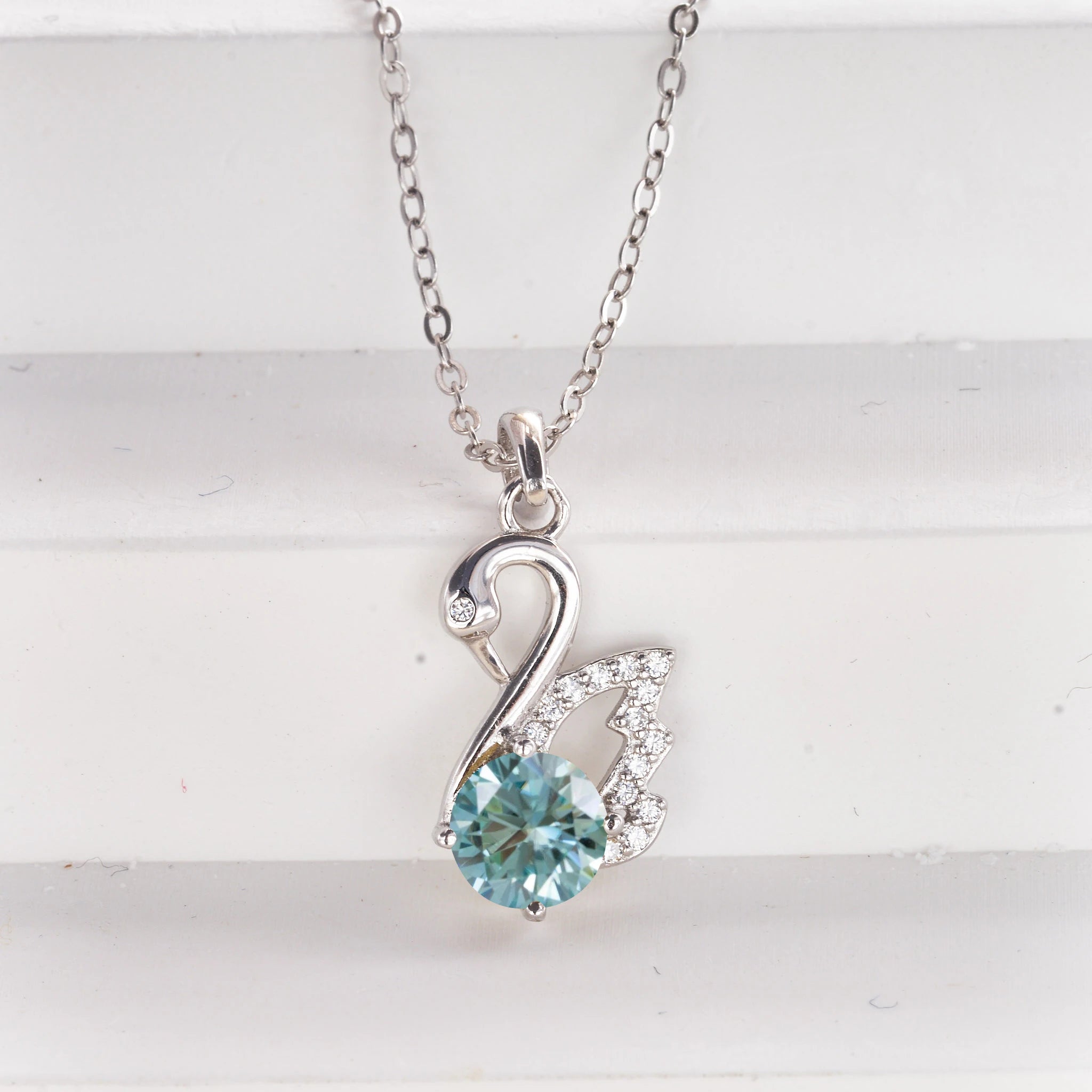 Real Moissanite Necklace 1CT 925 Sterling Silver