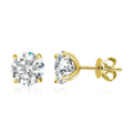 TY 925 Sterling Silver 0.2-3CT Rose Gold Color - gold color / 2CT and  2CT, gold color / 3CT and  3CT, gold color / 1CT and  1CT, gold color / 1.5CT and  1.5CT, gold color / 0.5CT and  0.5CT, gold color / 0.8CT and  0.8CT, gold color / 0.2CT and  0.2CT, gold color / 0.3CT and  0.3CT