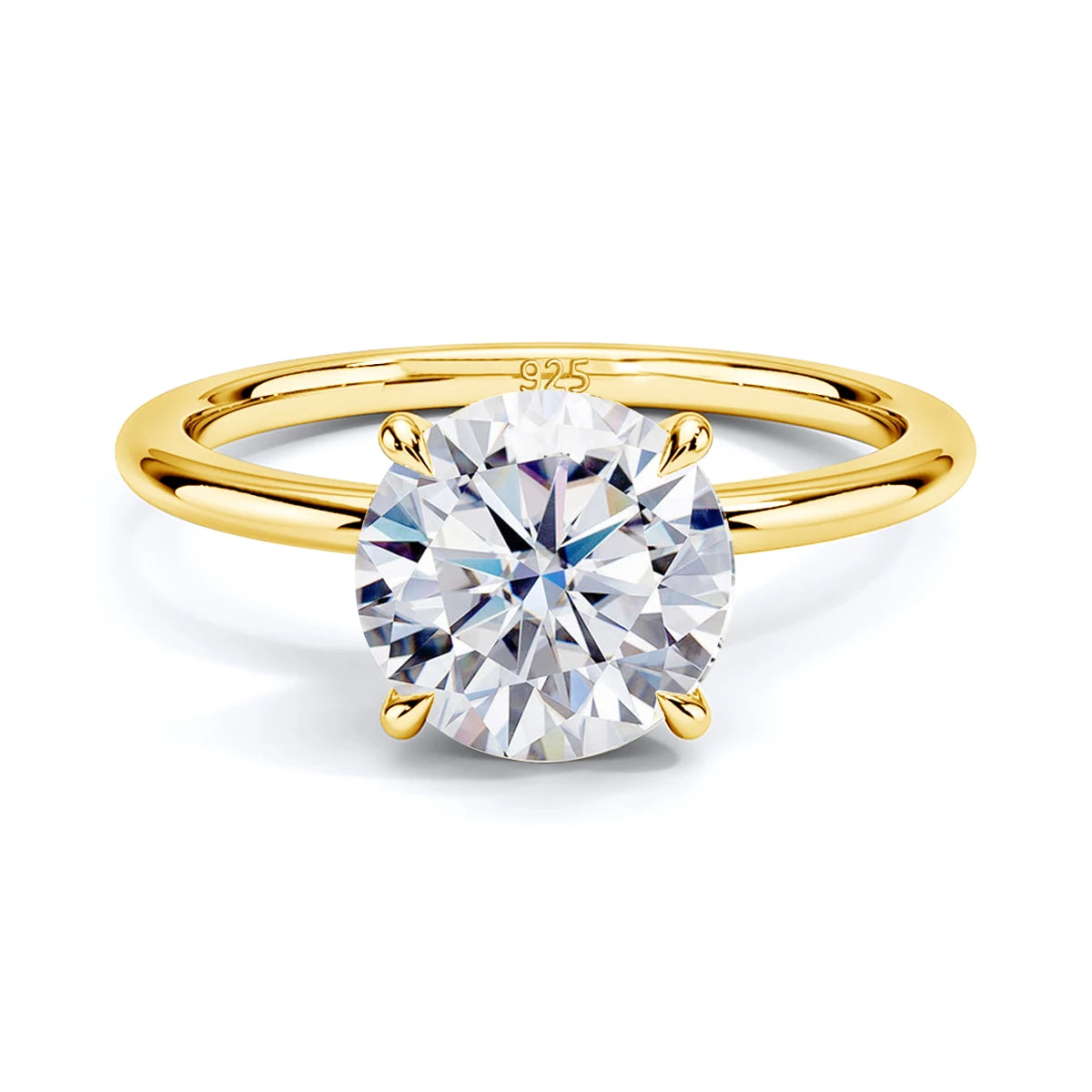 1ct 2ct 3ct 5ct D Color VVS1 Moissanite Ring Engag.