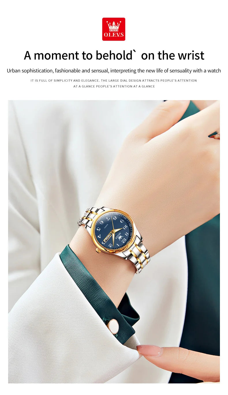 Olevs 5567 Women's Quartz Watches Simple Elegant.