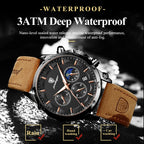 POEDAGAR Fashion Business Men Quartz Watch Waterproof