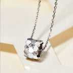S 925 sterling silver diamond studded 18K gold premium