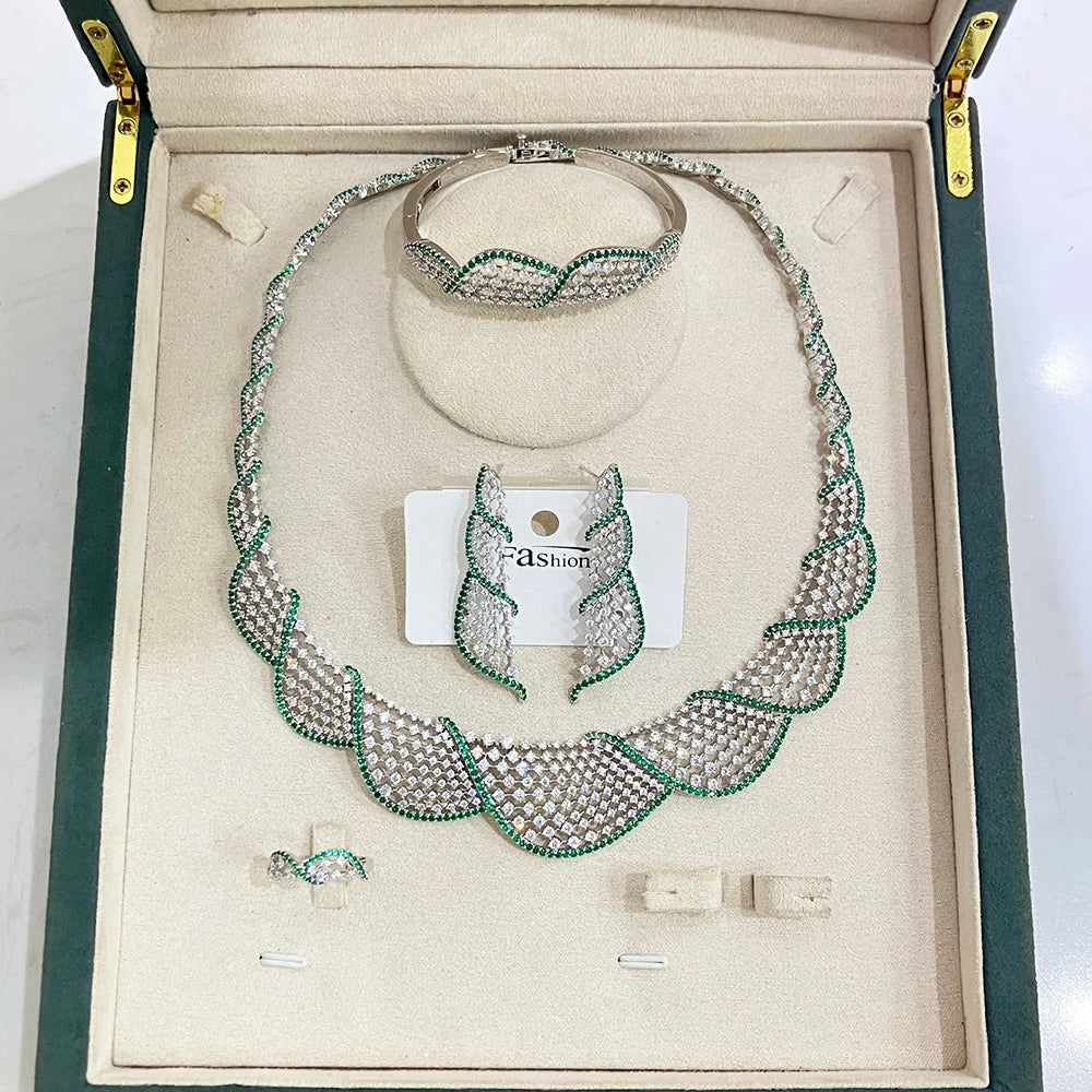 IN JEWELIFEElegant Gold Color 4Pcs Jewelry Set