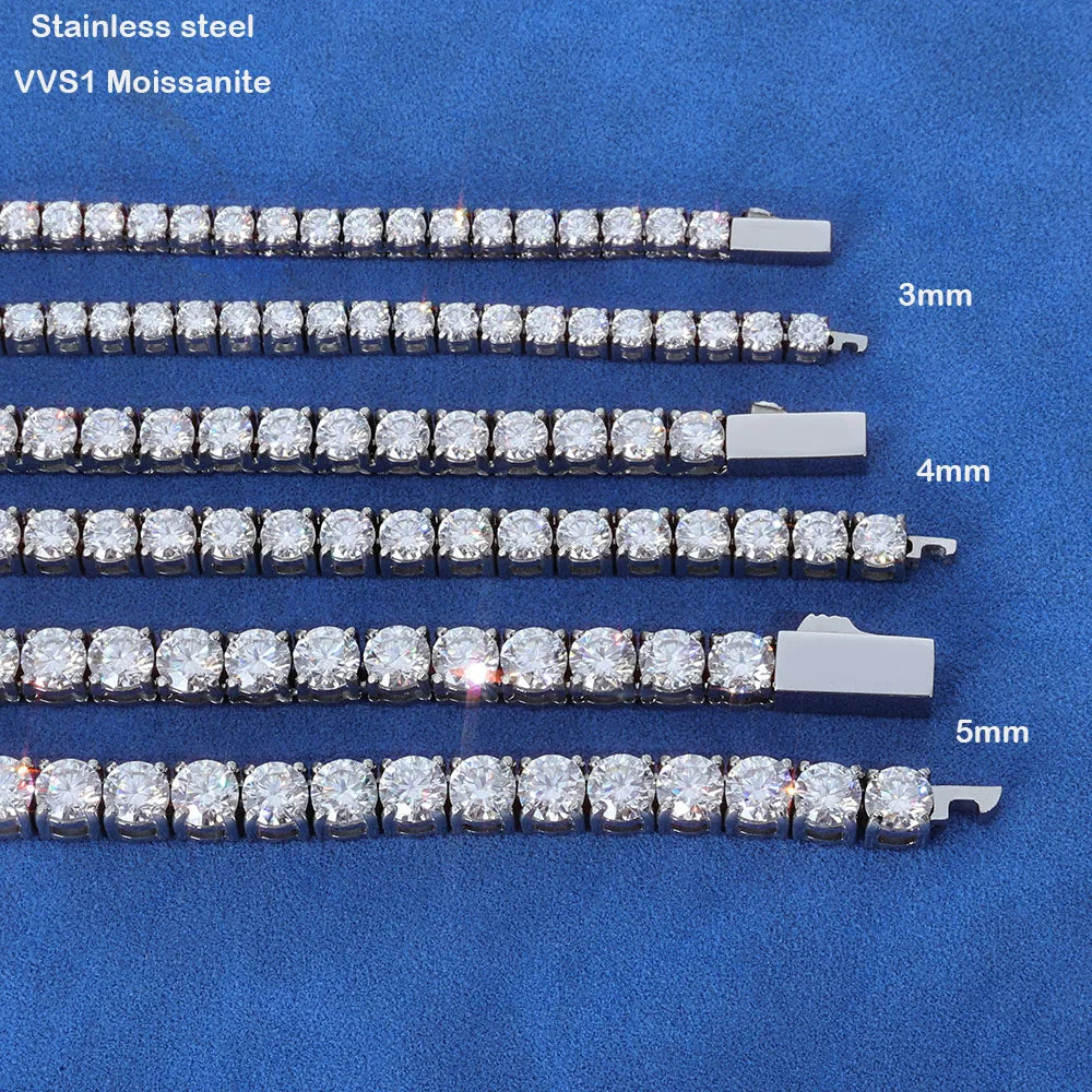 ESKEEM Real Moissanite Tennis Bracelet Pass Test